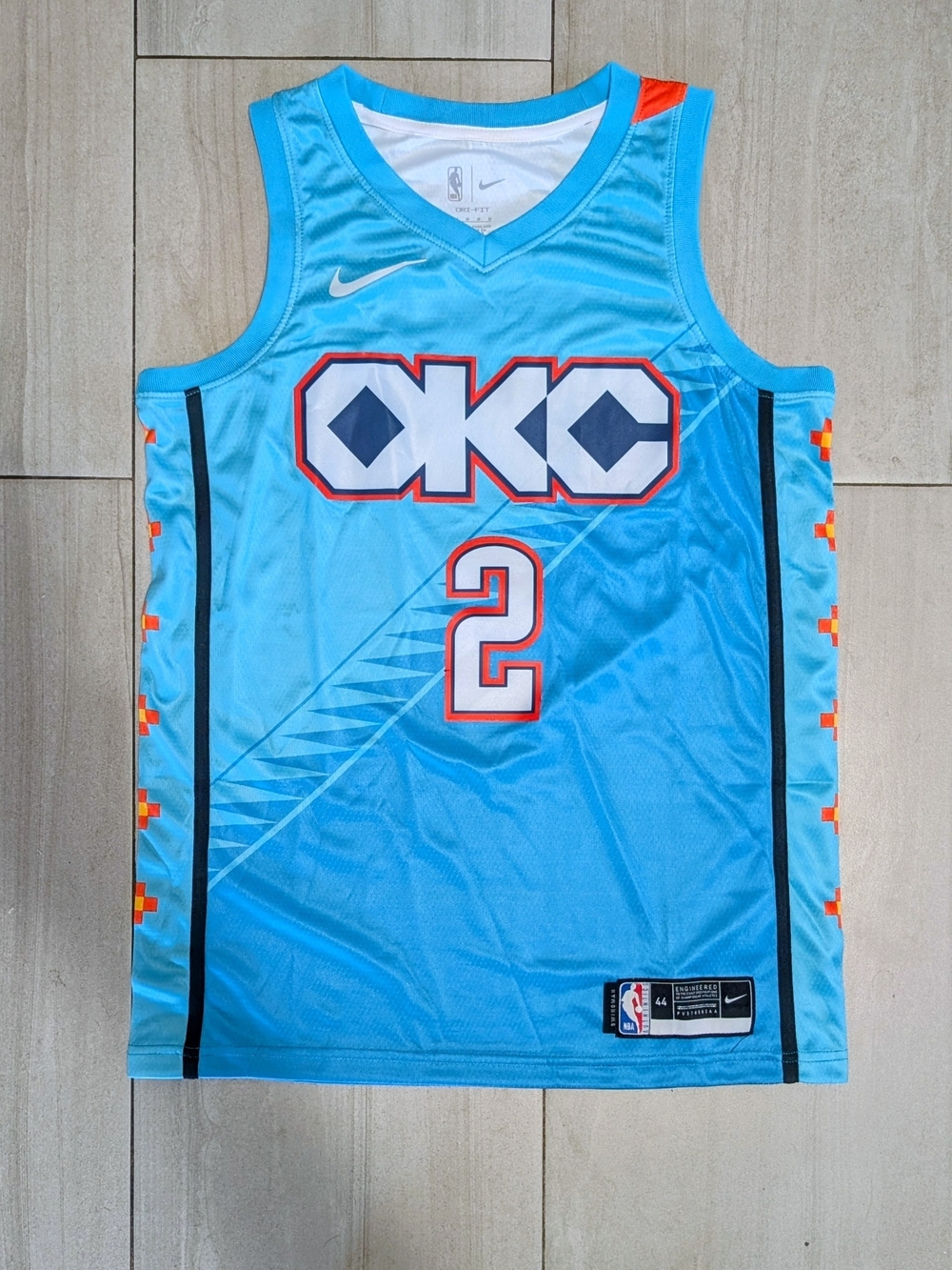 Shai Gilgeous-Alexander Oklahoma City Thunder Native City Edition Jersey